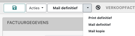 factuur mailen